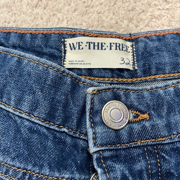 NWT Free People We The Free Palmer Cuffed Jean in tunnel vision Size 32 - Picture 10 of 10
